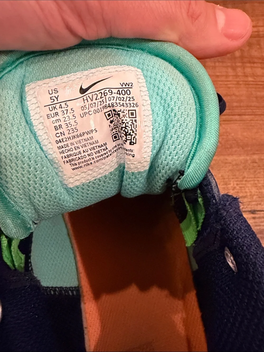 Nike vibrant kids